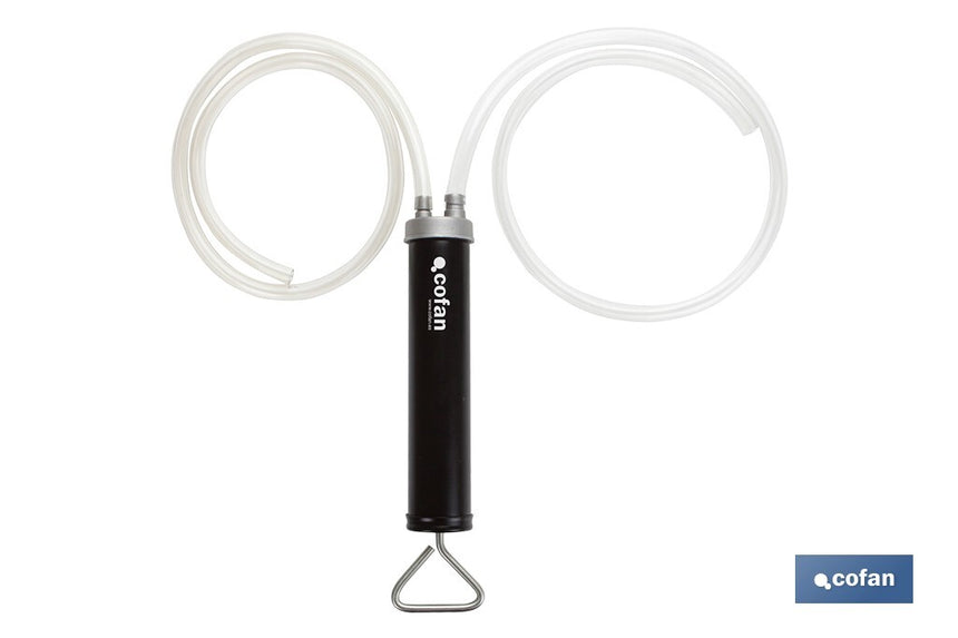 Bomba de transferencia manual | Capacidad: 500 ml | Acción dual | Cuerpo metálico