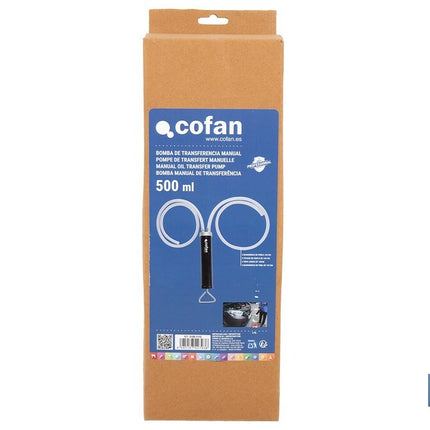 Bomba de transferencia manual | Capacidad: 500 ml | Acción dual | Cuerpo metálico