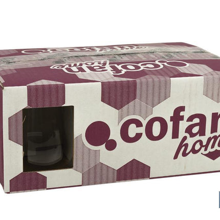 Pack de 6 vasos de agua con capacidad de 38 cl | 100 % libres de plomo