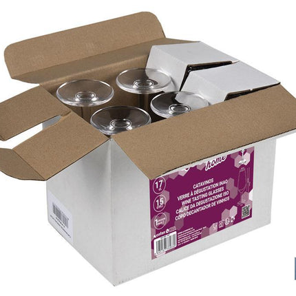 Pack de 6 copas catavinos | Adecuadas para todo tipo de vinos | Capacidad: 17 cl | Altura: 15 cm