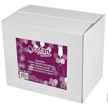 Pack de 6 copas catavinos | Adecuadas para todo tipo de vinos | Capacidad: 17 cl | Altura: 15 cm