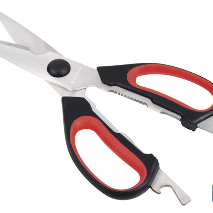 Tijeras de cocina multiusos con mango antideslizante | Hojas de acero inoxidable | Longitud: 21,5 cm | Perfectas para cortar, partir nueces y abrir botellas