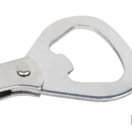 Sacacorchos con abridor | Material: Acero inoxidable | Adecuado para uso profesional | Diseño compacto y duradero | Longitud: 14 cm
