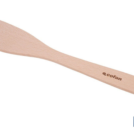 Paleta de madera de haya sin ranuras | Longitud: 30 cm | Ideal para remover y mezclar