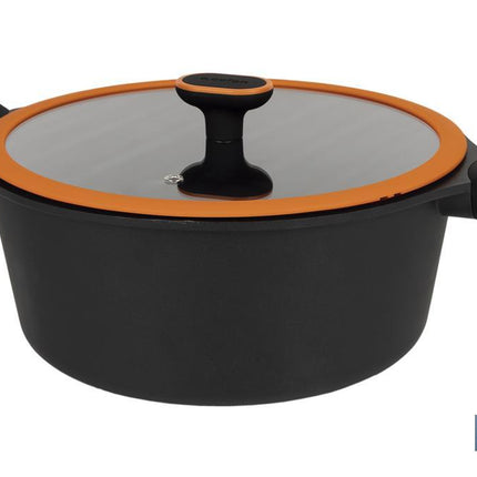 Cacerola Full Induction | Fabricada Aluminio Fundido | Medida Ø 28 cm