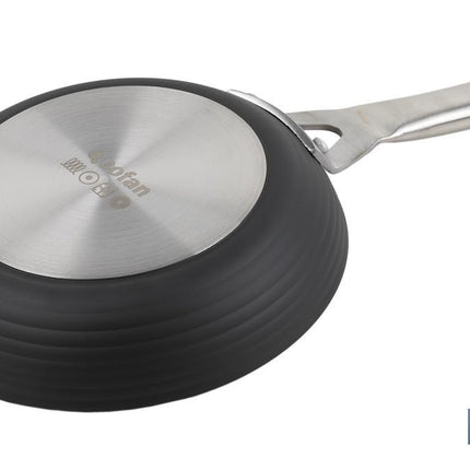 Pack de 3 sartenes antiadherentes de inducción | Fabricadas en aluminio forjado y libres de PFOA | Sartenes con medidas de Ø20, Ø24 y Ø28 cm