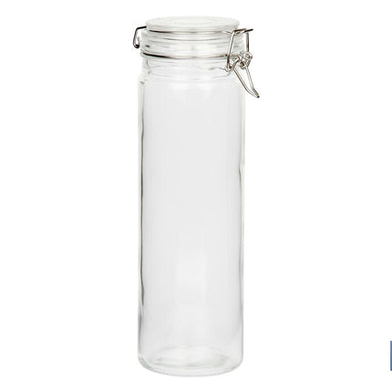 Set de 4 Frascos de Vidrio | Para Almacenamiento | Capacidad de 750 - 1150 - 1500 - 2100 ml