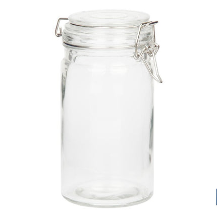 Set de 4 Frascos de Vidrio | Para Almacenamiento | Capacidad de 750 - 1150 - 1500 - 2100 ml