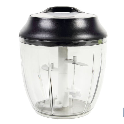 Picadora Manual de alimentos | Incluye Tapa y Accesorio Batidor | Capacidad 900 ml
