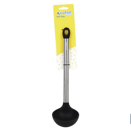 Cuchara Sopera Modelo Neige | Fabricada en Silicona con Mango Inox | Medida 32 cm | Resistente hasta 220ºC