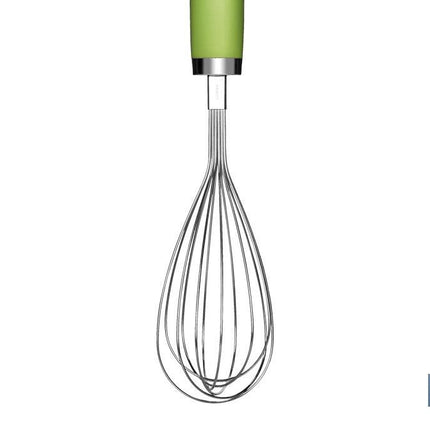 Batidor manual de Varillas Modelo Sena | Acero Inox con mango ABS | Color Verde | Medida 28,5 cm