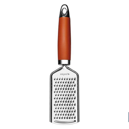 Rallador manual Doble cara Modelo Sena | Fabricado en Acero Inox con Mango ABS | Color Rojo | Medida 24 cm