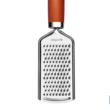 Rallador manual Doble cara Modelo Sena | Fabricado en Acero Inox con Mango ABS | Color Rojo | Medida 24 cm
