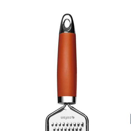 Rallador manual Doble cara Modelo Sena | Fabricado en Acero Inox con Mango ABS | Color Rojo | Medida 24 cm