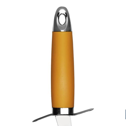 Cortapizza Modelo Sena | Fabricada en Acero Inox con Mango ABS | Color Naranja | Medida 21 cm
