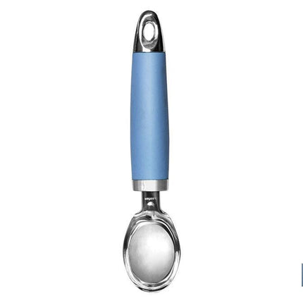 Cuchara de Helado Modelo Sena | Fabricado en Acero Inox con Mango ABS | Color Azul | Medida 18 cm