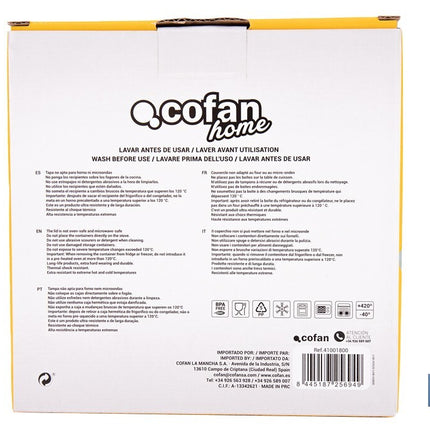 Set de 2 recipientes cuadrados Modelo Agatha