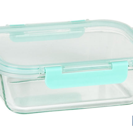 Set de 3 Fiambreras Rectangulares de Borosilicato | Modelo Agatha | Capacidad 640-1040-1520 ml