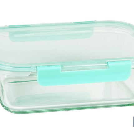 Set de 3 Fiambreras Rectangulares de Borosilicato | Modelo Agatha | Capacidad 640-1040-1520 ml
