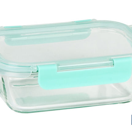 Set de 3 Fiambreras Rectangulares de Borosilicato | Modelo Agatha | Capacidad 640-1040-1520 ml