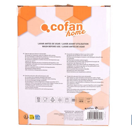 Set de 3 Fiambreras Rectangulares de Borosilicato | Modelo Agatha | Capacidad 640-1040-1520 ml
