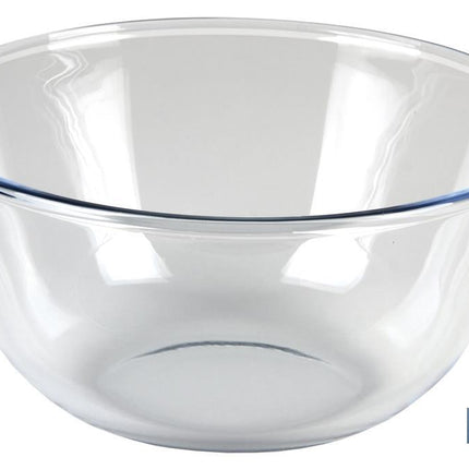 Set de 2 Ensaladeras redondas de borosilicato Modelo Baritina I Capacidad: 800 ml - 2700 ml | Dos boles con diferentes medidas