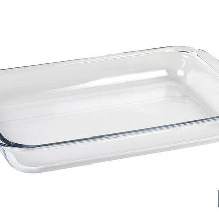 Set de 3 fuentes rectangulares de borosilicato Modelo Baritina I Capacidad: 1600 ml - 2200 ml - 3000 ml