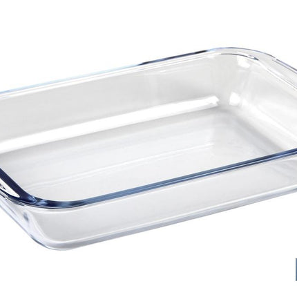 Set de 3 fuentes rectangulares de borosilicato Modelo Baritina I Capacidad: 1600 ml - 2200 ml - 3000 ml