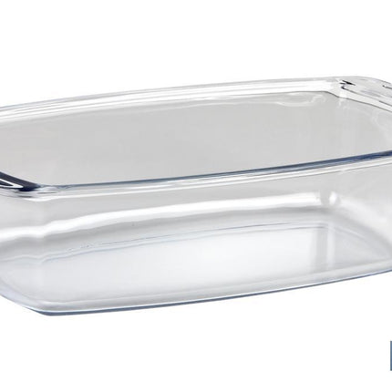 Fuente ovalada de borosilicato Modelo Baritina I Capacidad 1800 ml I Peso 800 gramos