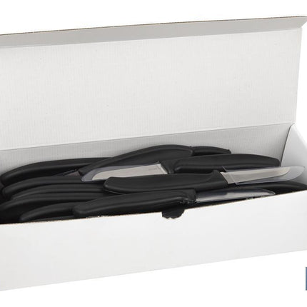 Cuchillo de Recolección pico pato | Pack de 50 Unidades | Medida de la hoja 6,5 cm | Mango de Color negro