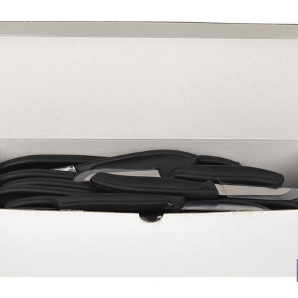 Cuchillo de Recolección pico pato | Pack de 50 Unidades | Medida de la hoja 6,5 cm | Mango de Color negro