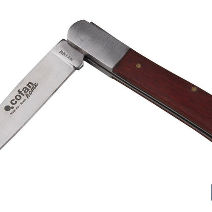 Navaja cabritera | Medida de 8 cm de hoja | Color Marrón | Hoja de Acero Inox
