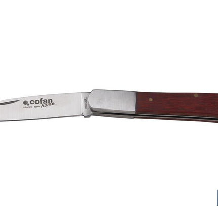 Navaja cabritera | Medida de 8 cm de hoja | Color Marrón | Hoja de Acero Inox