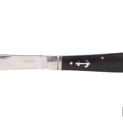 Navaja marinera | Medida de 8 cm de hoja | Pico de Loro | Hoja de Acero Inox | Mango de Polioximetileno | Color Negro