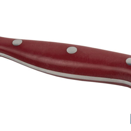 Cuchillo de Verduras con forjado francés | En Color Rojo | Medida de la hoja de 13 cm