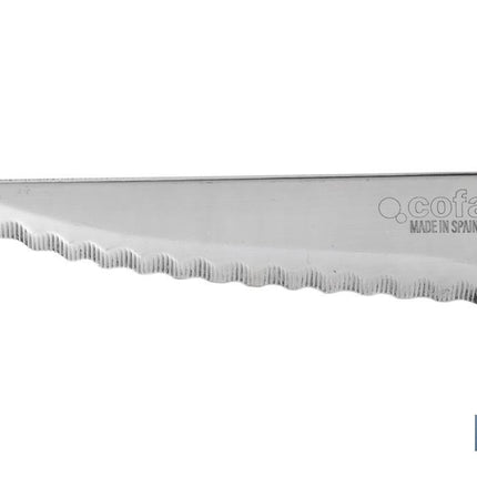 Pack de 3 Cuchillos | Hoja microdentada de 10 cm | En negro
