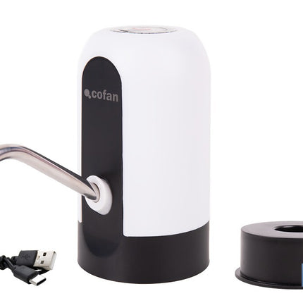 Dispensador de agua eléctrico | Grifo portátil para garrafas de agua | Adaptador universal incluido | Batería recargable de 1200 mAh con conexión USB-C