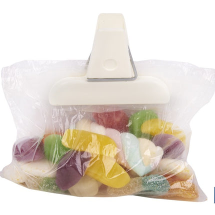 Pack de 2 pinzas para cerrar bolsas de alimentos | Color: beige