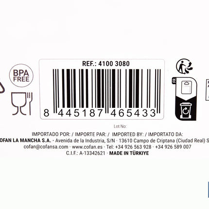 Pack de 2 pinzas para cerrar bolsas de alimentos | Color: beige