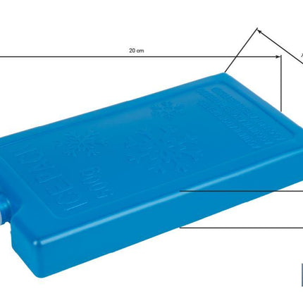 Acumulador de frío para nevera portátil de 500 ml en color azul | Conserva alimentos frescos