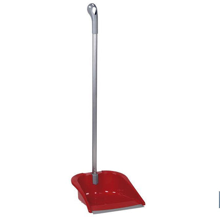 Recogedor abatible rojo | Mango ergonómico