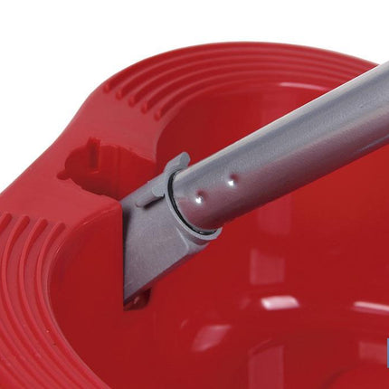 Recogedor abatible rojo | Mango ergonómico