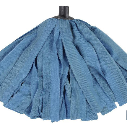 Fregona de Tiras Microfibra | Color Azul | Grosor 155 Gr | Máxima suavidad y Absorción con secado rápido