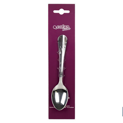 Cuchara de té | Modelo Bolonia | Fabricado en Acero Inox 18/0 | Envase blíster 3 Uds. o pack