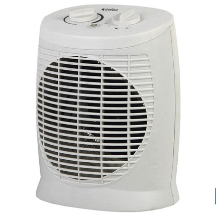 Termo ventilador Eléctrico | Modelo Estonia | Doble Función de Calor 1000 - 2000 W | Termostato Regulable