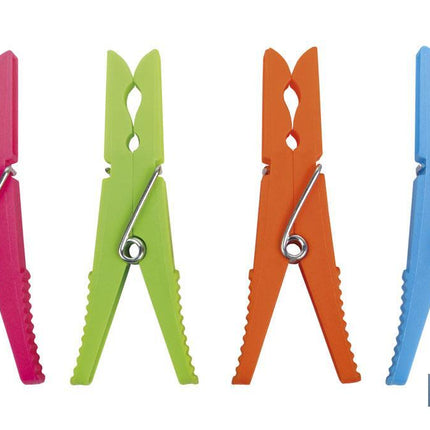 Pinzas de PVC | Pack de 12 Unidades | Primera Calidad | Medida 9 cm de Longitud | Pinzas Multiusos