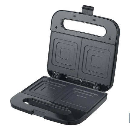 Sandwichera | Revestimiento antiadherente | Compartimentos para 2 sándwiches | Potencia: 750 W | Medidas: 23,7 x 23,3 x 9 cm