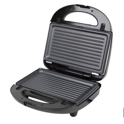 Sandwichera multiusos | Placas intercambiables para grill, gofres y sándwiches | Revestimiento antiadherente | Potencia: 750 W