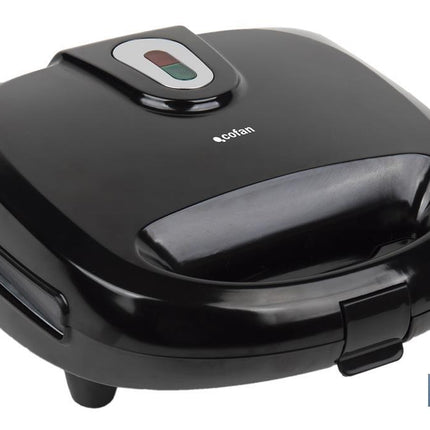 Sandwichera multiusos | Placas intercambiables para grill, gofres y sándwiches | Revestimiento antiadherente | Potencia: 750 W