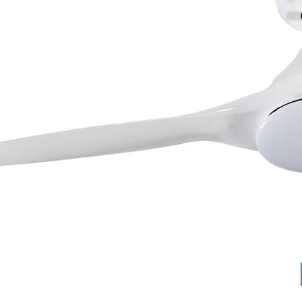 Ventilador de techo blanco con 3 aspas y luz led | Motor DC (bajo consumo) y potencia de 55 W